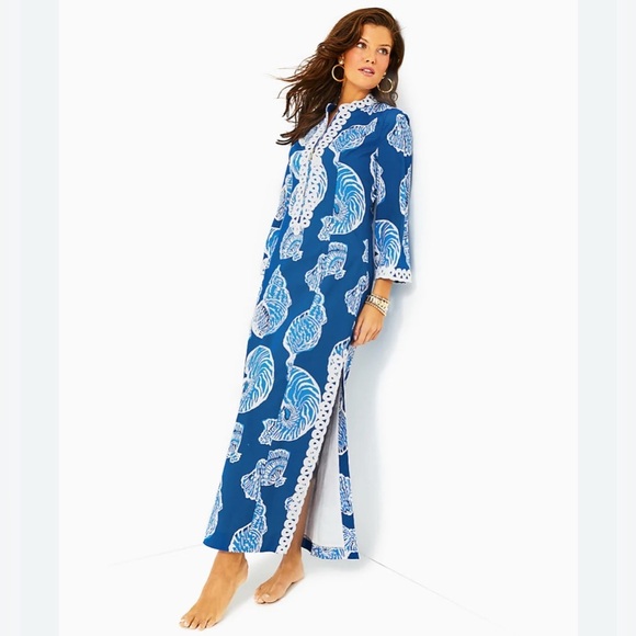 Lilly Pulitzer Shealyn Maxi Caftan Dress - Picture 1 of 13